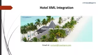 Hotel XML Integration