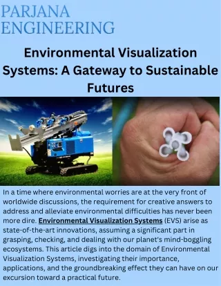 Environmental Visualization Systems A Gateway to Sustainable Futures