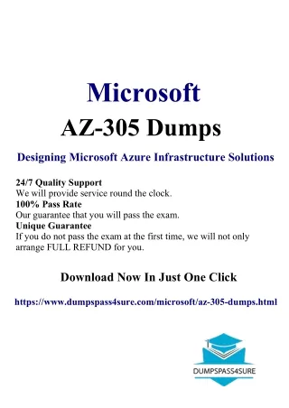 DumpsPass4Sure Christmas Offer? Get 20% Off on Azure AZ-305 Study Material!