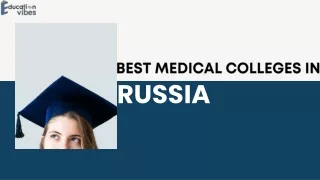 Best Medical Colleges in Russia