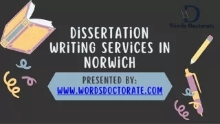 Dissertation Writing Services In Norwich