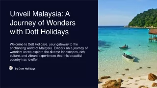 Malaysia Tour Packages from India