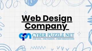 Web Design Company - Cyber Puzzle Net