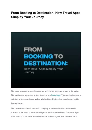 From Booking to Destination_ How Travel Apps Simplify Your Journey (1)