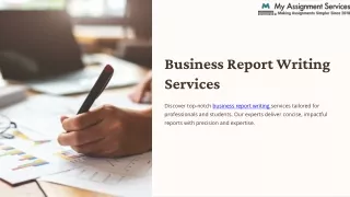 Business Report Writing