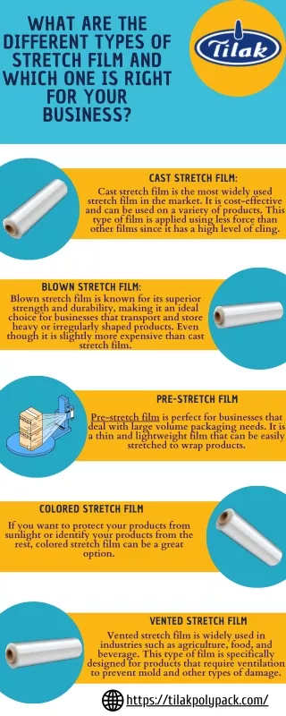 WHAT ARE THE DIFFERENT TYPES OF STRETCH FILM AND WHICH ONE IS RIGHT FOR YOUR BUSINESS