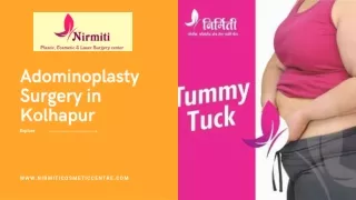 Adominoplasty Surgery in Kolhapur