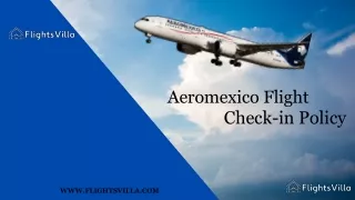 Aeromexico Flight Check-in Policy