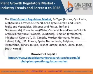 Plant Growth Regulators Market