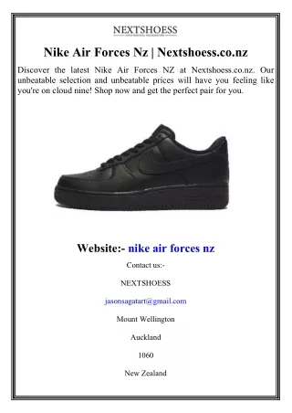 Nike Air Forces Nz  Nextshoess.co.nz