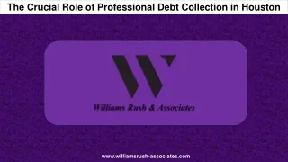 The Crucial Role of Professional Debt Collection in Houston