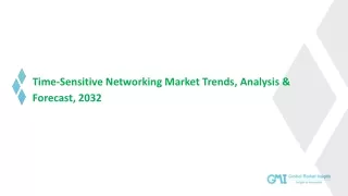 Time-Sensitive Networking Market Growth Analysis & Forecast Report | 2023-2032