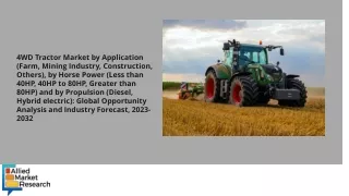 4WD Tractor Market PDF