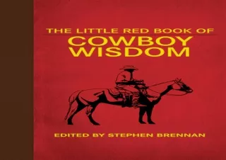 ✔PDF✔ The Little Red Book of Cowboy Wisdom (Little Books) Ipad