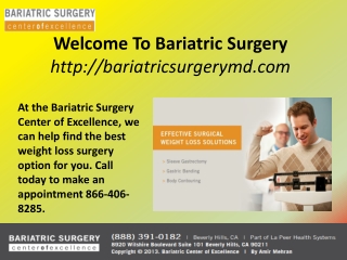 Weight Loss Surgeon Los Angeles