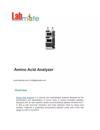 Amino Acid Analyzer