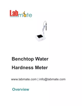 Benchtop Water Hardness Meter