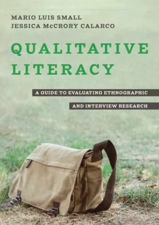 [PDF] ❤Download⭐  Qualitative Literacy