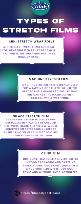 TYPES OF STRETCH FILMS