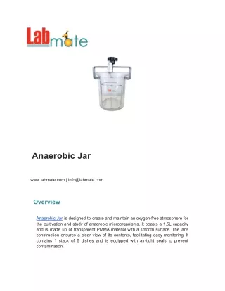 Anaerobic Jar