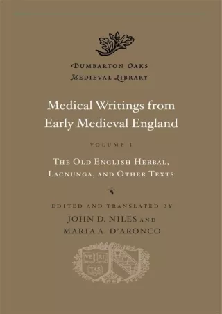 ❤READ✔ [PDF]  Medical Writings from Early Medieval England: The Old English Herb