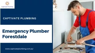 Expert Blocked Drain Plumber Forestdale | Captivate Plumbing