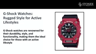 G- Shock watches