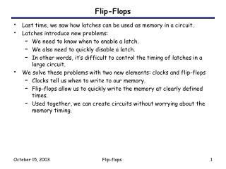 Flip-Flops