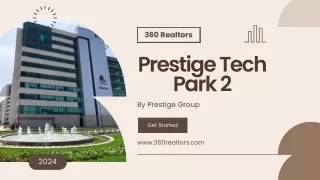 Prestige Tech Park in Marathahalli Bangalore - Price, Floor Plan