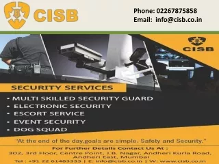 Top Security Services Company in Mumbai