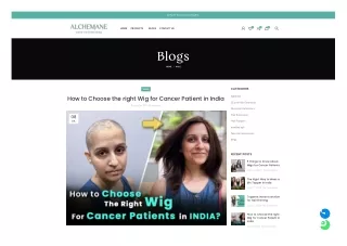 How to Choose the right Wig for Cancer Patient in India