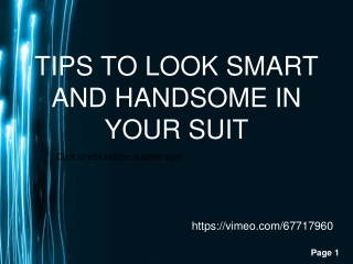 Tips to look smart and handsome –mensusa