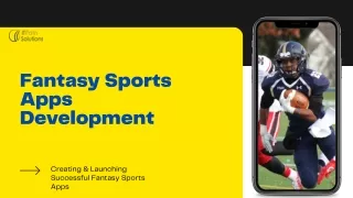 Fantasy Sports App Development