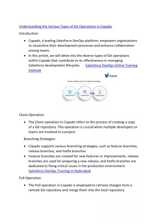 Salesforce DevOps Training in Hyderabad - Visualpath