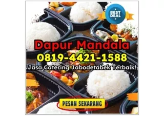 HALAL! CHAT 0819-4421-1588 Harga Jasa Catering Resepsi Pernikahan Depok Mekarsari