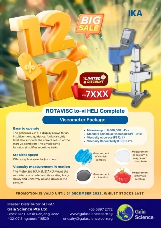 ROTAVISC lo-vi HELI Complete Viscometer