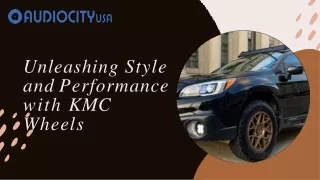 Unleashing Style and Performance with KMC Wheels