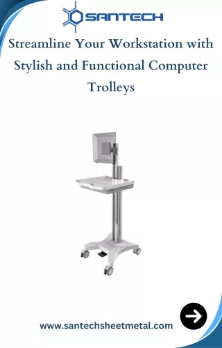 Streamline Your Workstation with Stylish and Functional Computer Trolleys