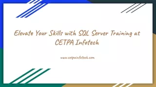 SQL Server Training in Noida