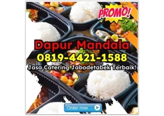 LEZAT! CHAT 0819-4421-1588 Sedia Jasa Catering Tumpeng Mini Depok Cinangka