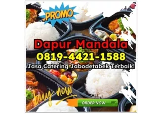 ENAK! CHAT 0819-4421-1588 Biaya Jasa Catering Pernikahan Murah Depok Tanahbaru