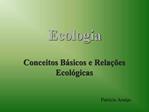 Ecologia