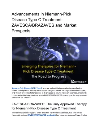 Emerging Therapies for Niemann-Pick Disease Type C Treatment_ The Road to Progress