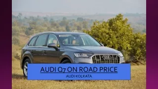 Audi Q7 On Road Price