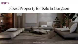 5 Best Property for Sale in Gurgaon