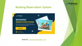 Booking Reservation System