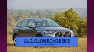 Audi Q7 on-road price