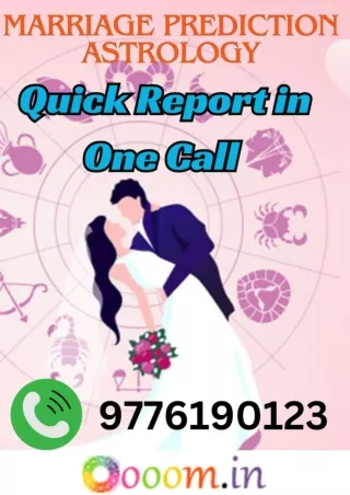 Marriage prediction Astrology_ Quick Report in One Call