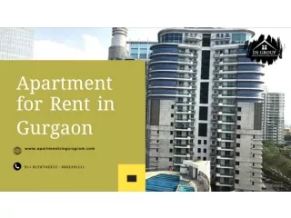 Luxury Service Apartment for Rent | Service Apartment in Gurugram