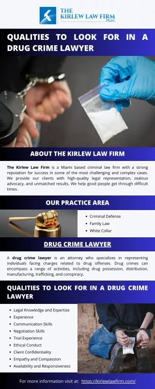 Qualities to Look for in a Drug Crime Lawyer